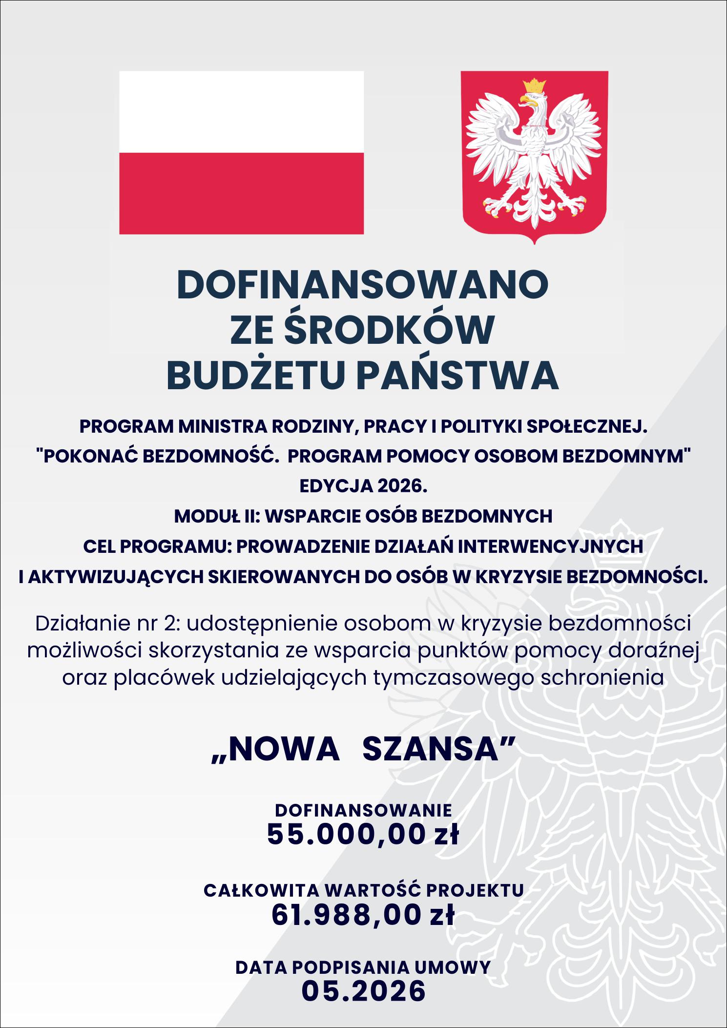 Plakat Dotacja Ministra Rodziny